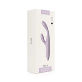 SVAKOM Cici+ 2 App-controlled Slim Rabbit Vibrator Pastel Lilac Cici+ 2 应用程序控制纤细兔形振动棒 – 柔和丁香紫