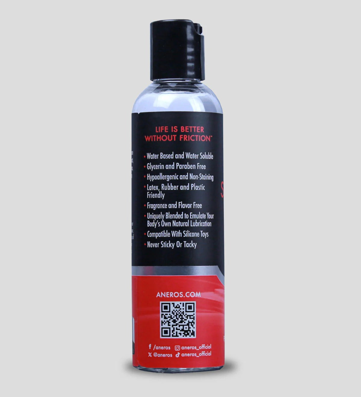 Aneros Sessions Water Based Lubricant  125ML 专为愉悦体验设计的清爽型水基润滑液，易清洗不黏腻
