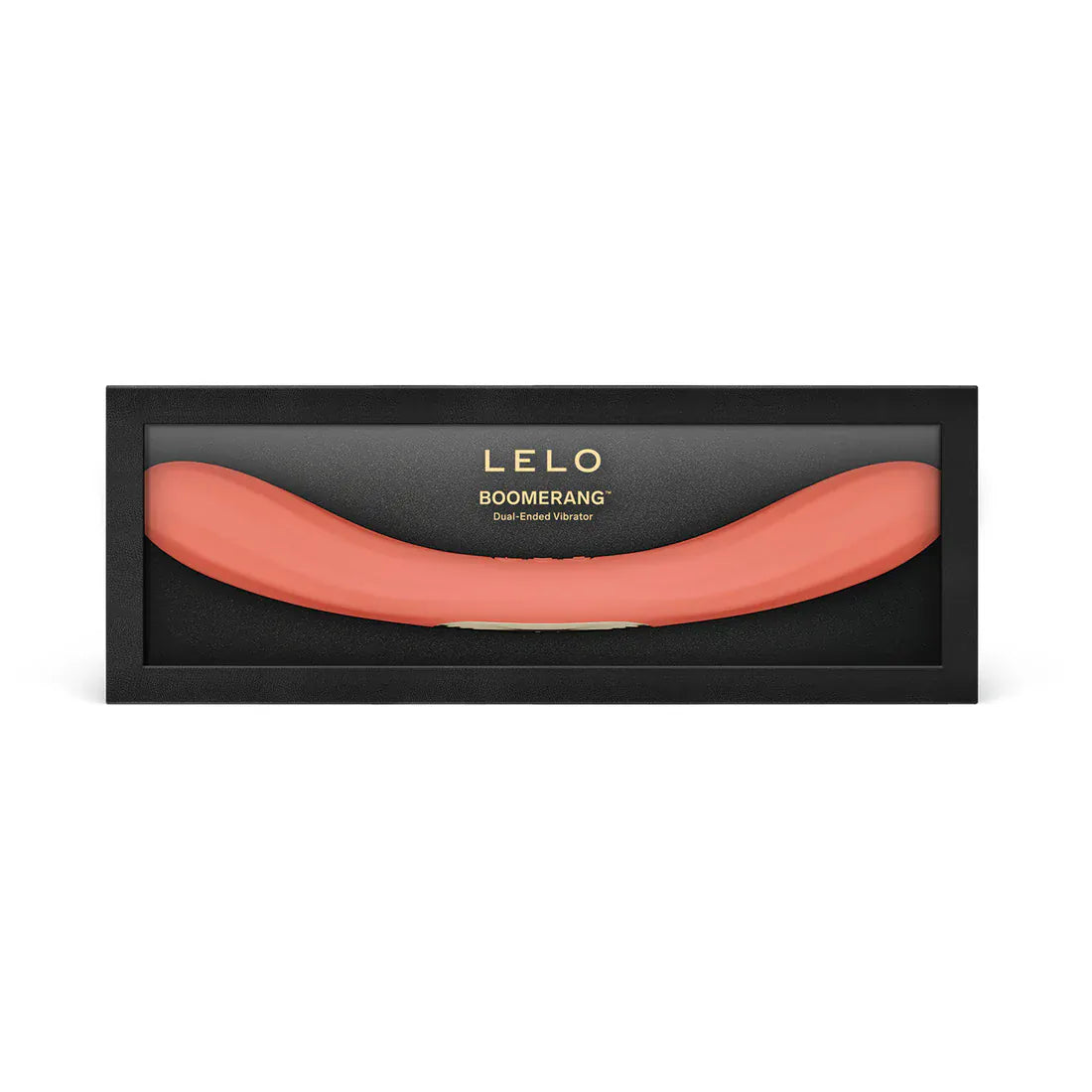 Lelo - Boomerang App-Controlled Dual Ended Vibrator Purple & Coral Red