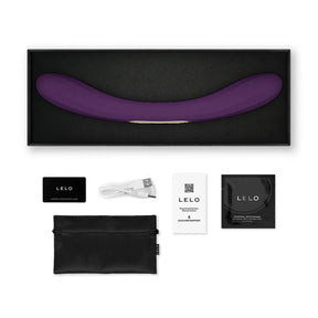 Lelo - Boomerang App-Controlled Dual Ended Vibrator Purple & Coral Red
