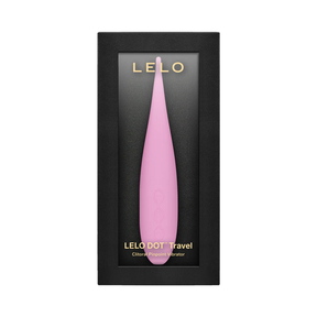 Lelo - Dot Travel Rechargeable Clitoral Pinpoint Vibrator Purple and Pink