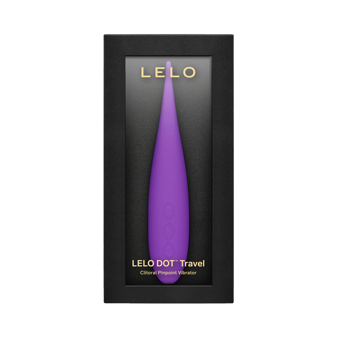 Lelo - Dot Travel Rechargeable Clitoral Pinpoint Vibrator Purple and Pink