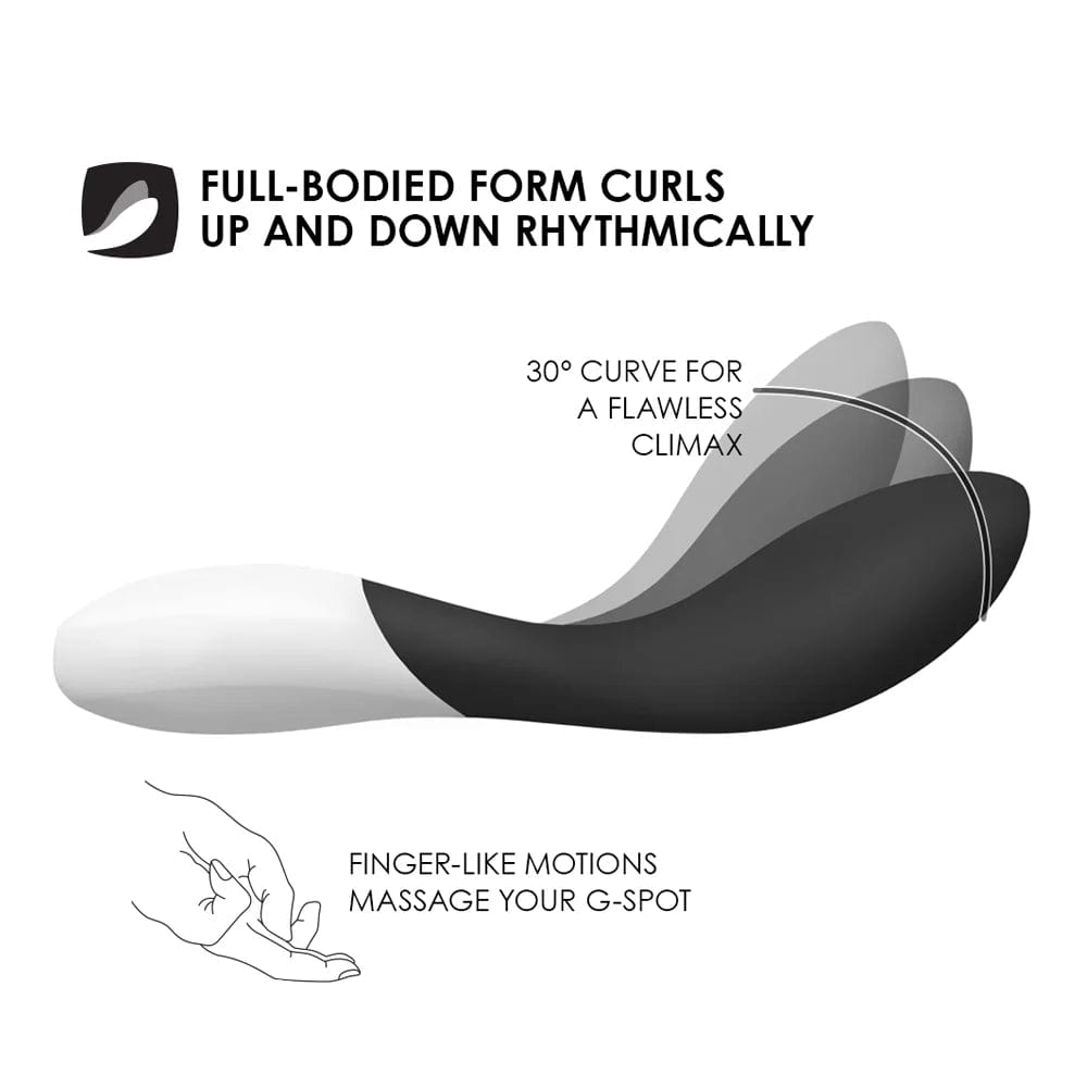 Lelo Mona Wave Rose & Black - Premium Vibrator with Wave Motion