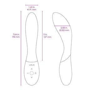 Lelo Mona Wave Rose & Black - Premium Vibrator with Wave Motion