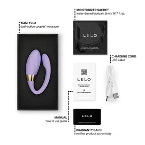 Lelo - Tiani Twist Couple Massager Lavender, Sea Foam , Soft Pink