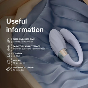 Lelo - Tiani Twist Couple Massager Lavender, Sea Foam , Soft Pink