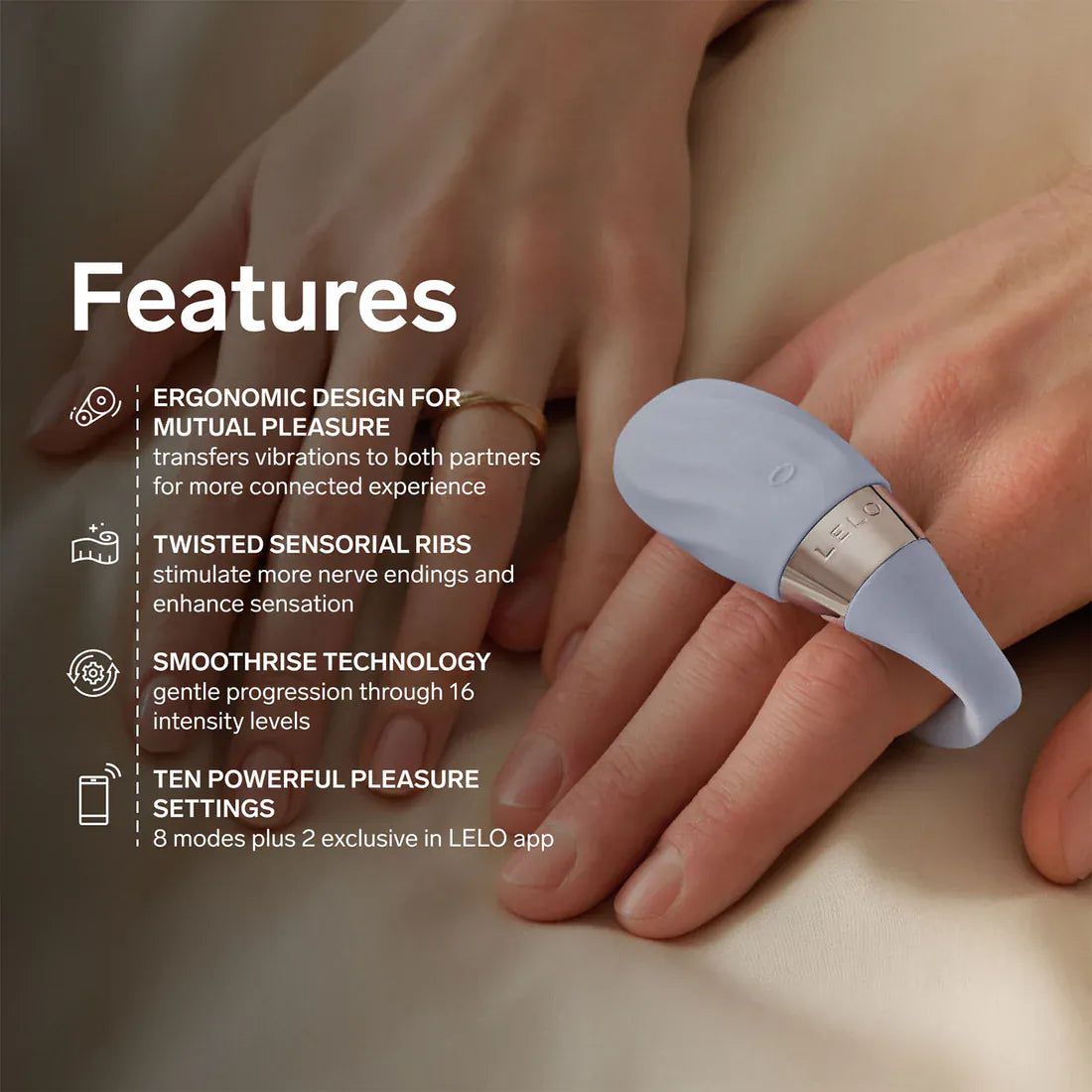 Lelo - Tiani Twist Couple Massager Lavender, Sea Foam , Soft Pink