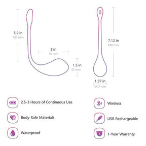 Lovense - Lush 2 App Controlled Vibrator