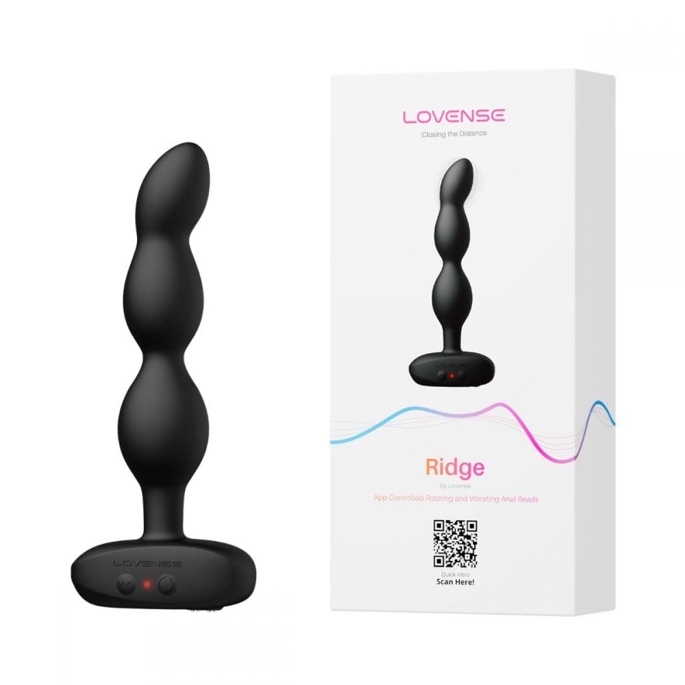 Lovense Ridge App-controlled vibrating and rotating anal beads