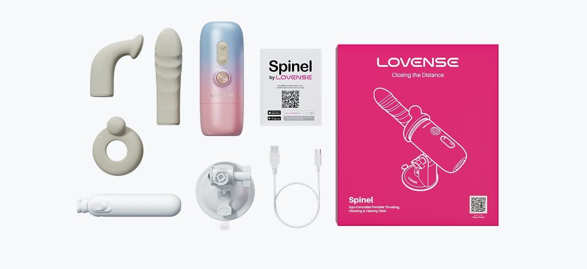 Lovense Spinel Mini Sex Machine – Smart App-Controlled Thrusting Vibrator for Women Discreet & Powerful