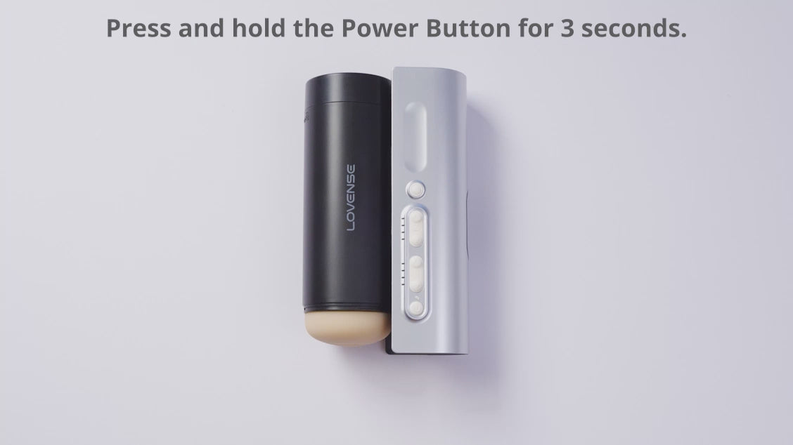 Lovense AI Sync Powered Solace Pro  AI-Powered Remote Control Thrusting Male Masturbator