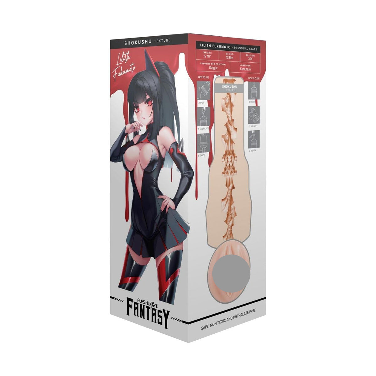 Fleshlight Fantasy Lilith Fukumoto Sleeve Pussy Male Masturbator 模拟阴道男性自慰器：探索深邃幻想，体验极致真实