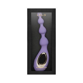 Lelo - Soraya Beads Rechargeable Silicone Anal Massager Black / Violet Dusk