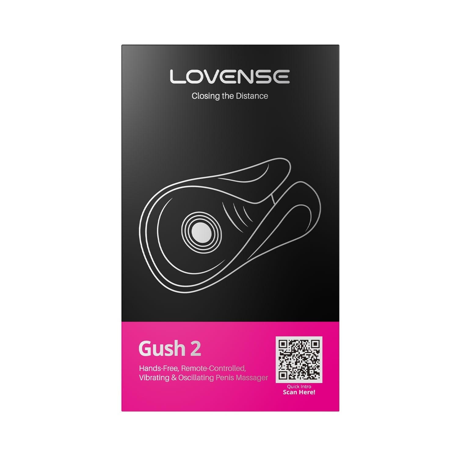 Lovense - Gush 2 Remote-Controlled Oscillating Penis Massager