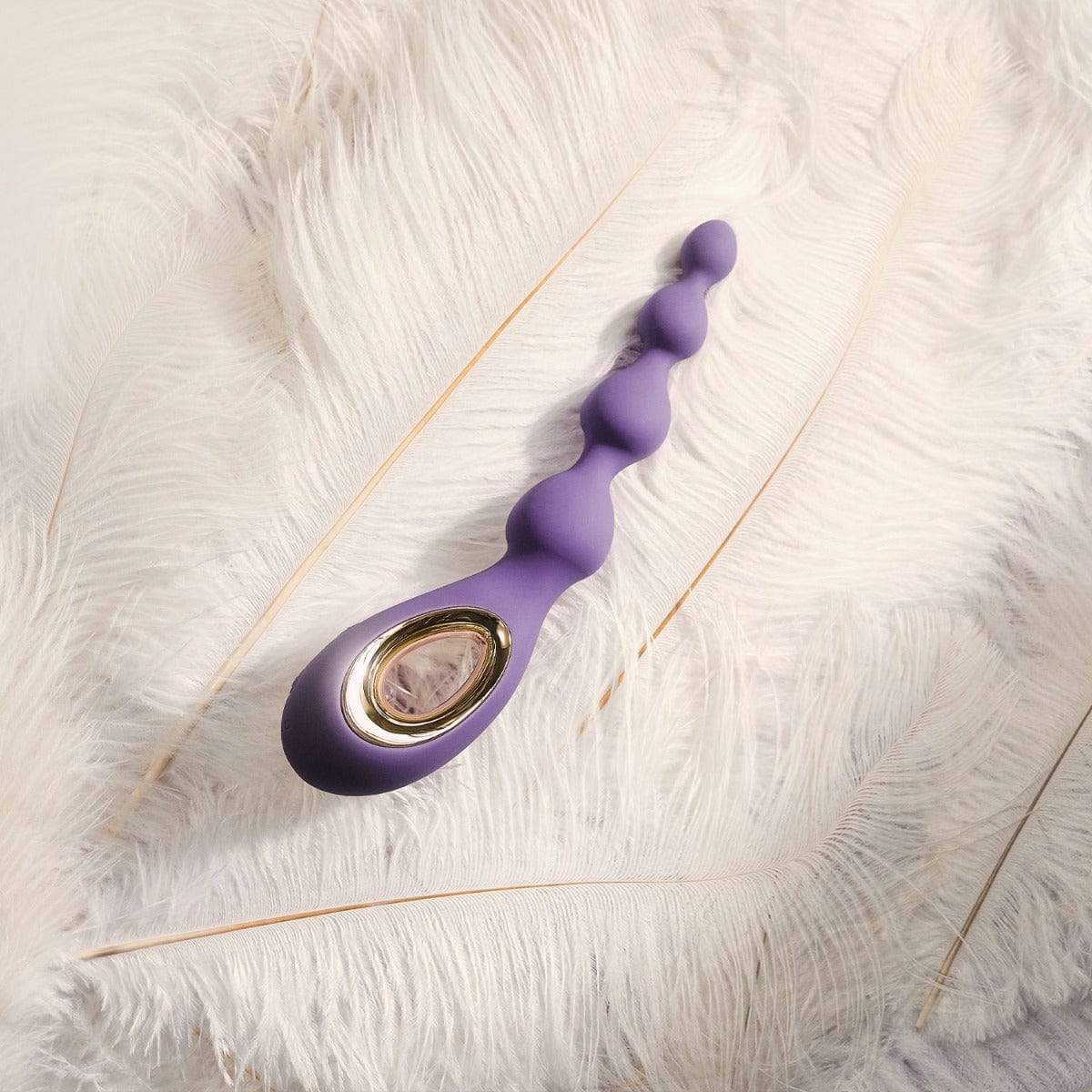 Lelo - Soraya Beads Rechargeable Silicone Anal Massager Black / Violet Dusk