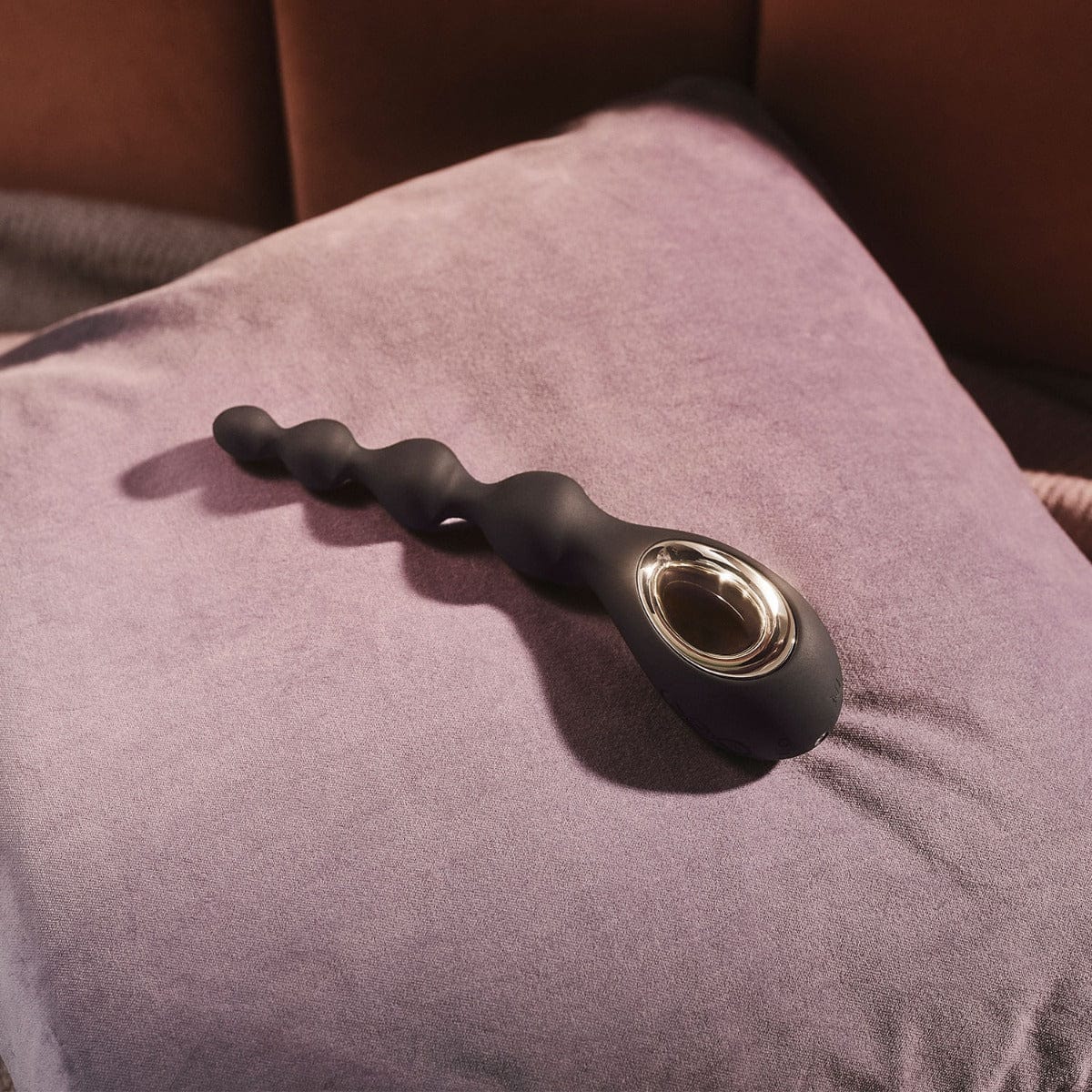 Lelo - Soraya Beads Rechargeable Silicone Anal Massager Black / Violet Dusk