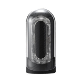 Tenga - Flip Zero Gravity Electronic Vibration Rechargeable Male Masturbator Black