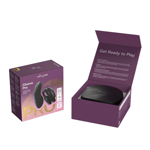 We-Vibe - Chorus Pro App-Controlled Couple Vibrator Electric Black / P We-Vibe - Chorus Pro App-Controlled Couple Vibrator Electric Black / P