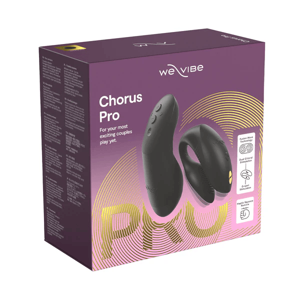 We-Vibe - Chorus Pro App-Controlled Couple Vibrator Electric Black / P We-Vibe - Chorus Pro App-Controlled Couple Vibrator Electric Black / P