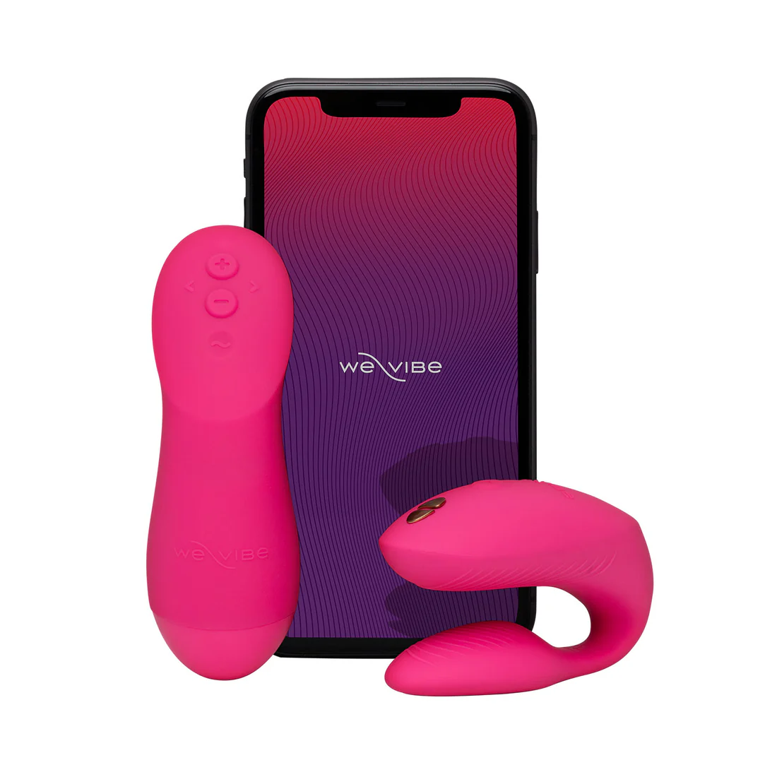 We-Vibe - Chorus Pro App-Controlled Couple Vibrator Electric  Black / Pink