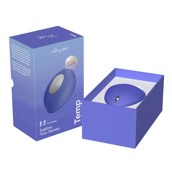 We-Vibe - Temp Warming and Cooling Clitoral Vibrator Lavender Blue  and  Tangerine