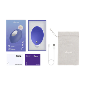 We-Vibe - Temp Warming and Cooling Clitoral Vibrator Lavender Blue  and  Tangerine