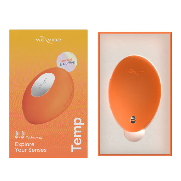 We-Vibe - Temp Warming and Cooling Clitoral Vibrator Lavender Blue  and  Tangerine