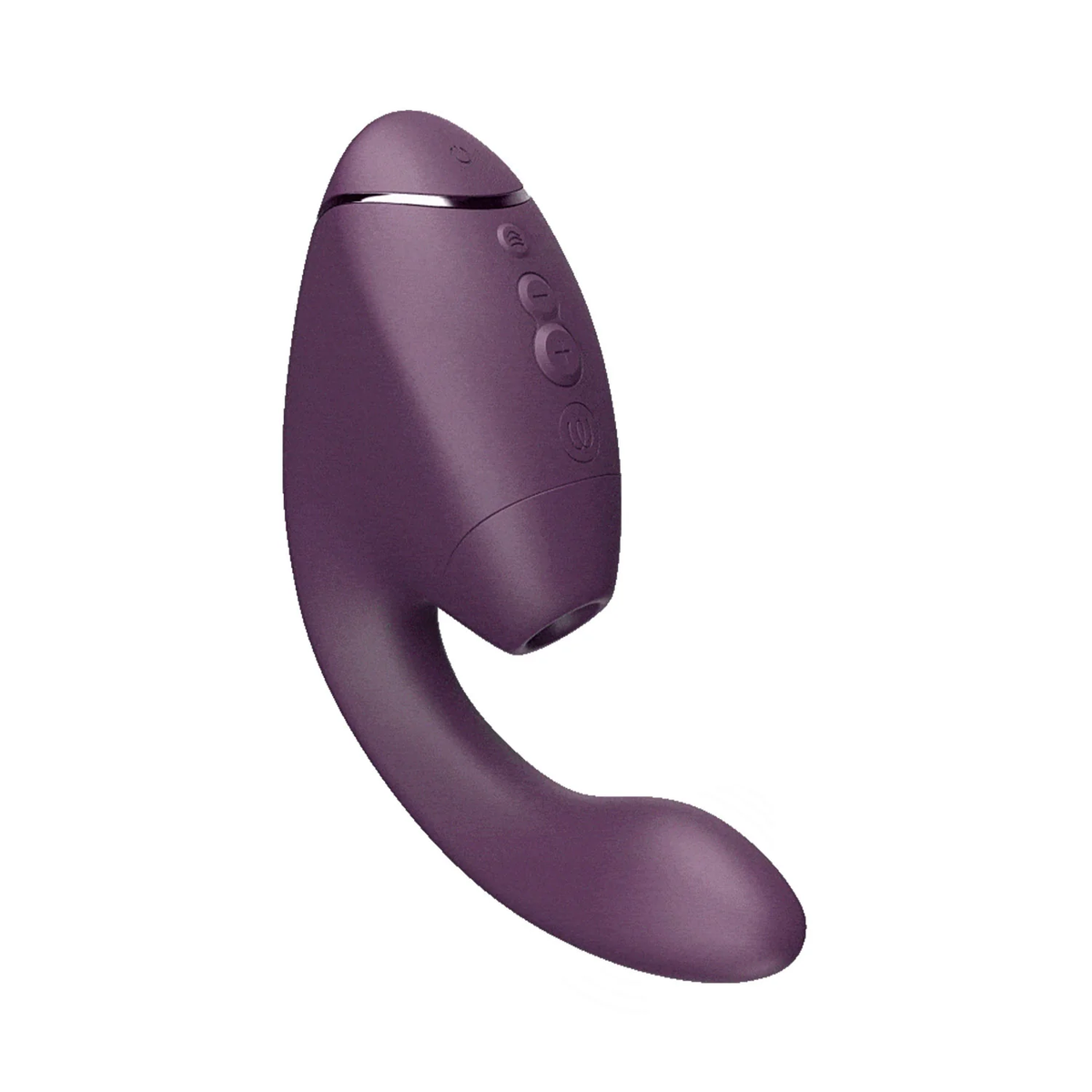 Womanizer - Next Duo Dual Stimulator with Pleasure Air  Dark Purple  and  Dusky Pink