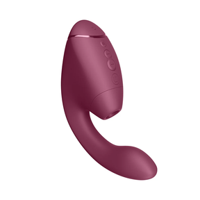 Womanizer - Next Duo Dual Stimulator with Pleasure Air  Dark Purple  and  Dusky Pink