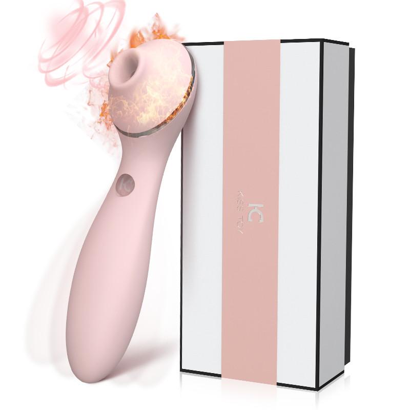 Kiss Toy Polly Plus Female Oral Sex Strong Suction Rechargeable Heating Vibrator-Xsecret- Strive to protect your secret
