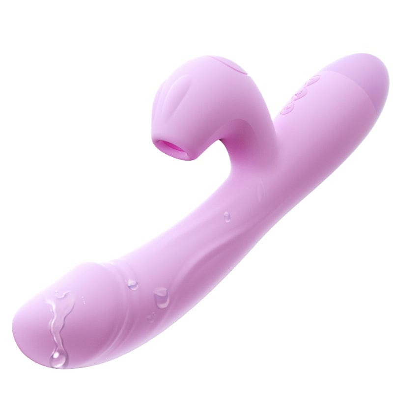 2023 Leten Newest Sucking Strong Heating Vibrator For Her (PINK)