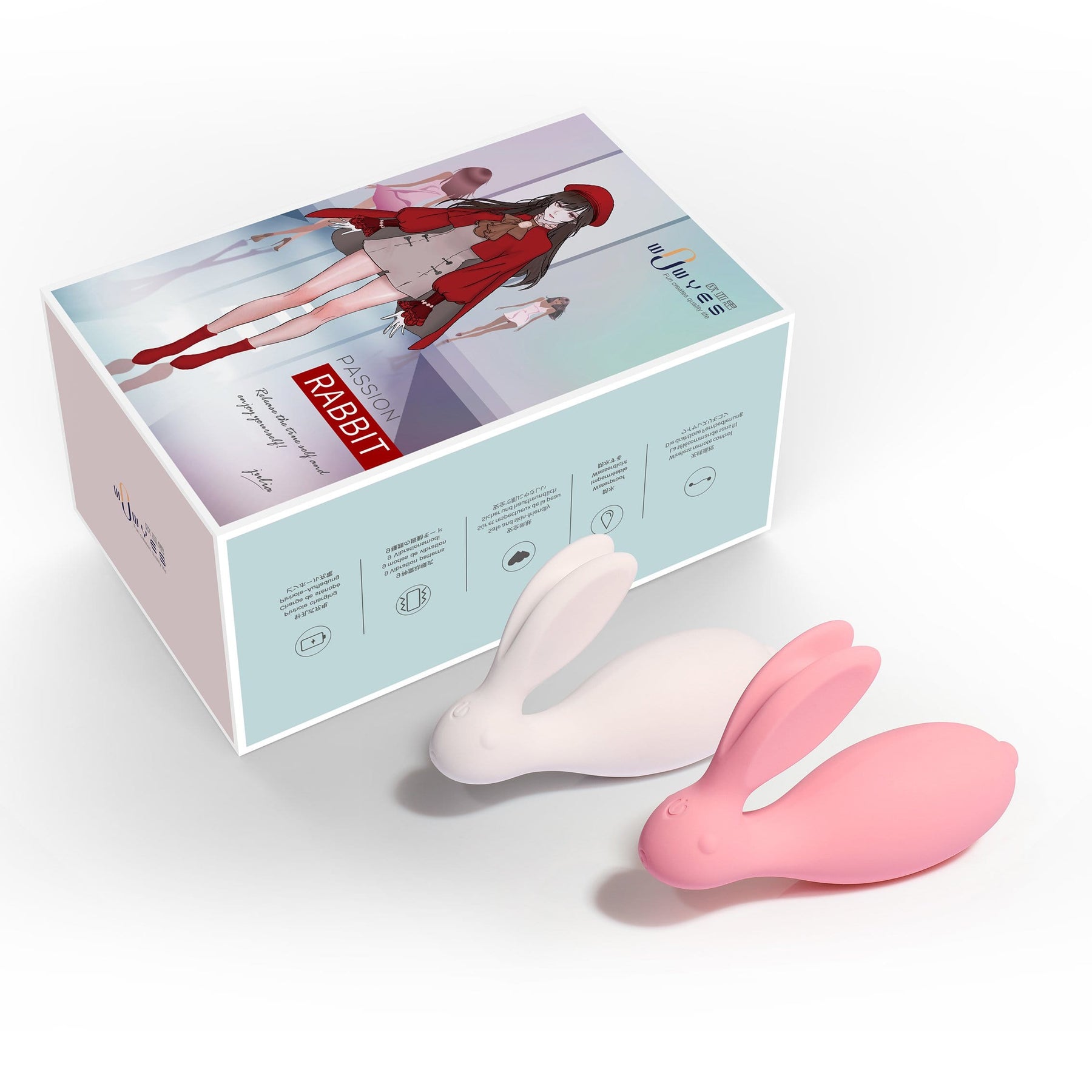 2021 Newest Edition WOWYES Rabbit 7C Wireless /App Control Long Distance Love Egg Vibrator For Her
