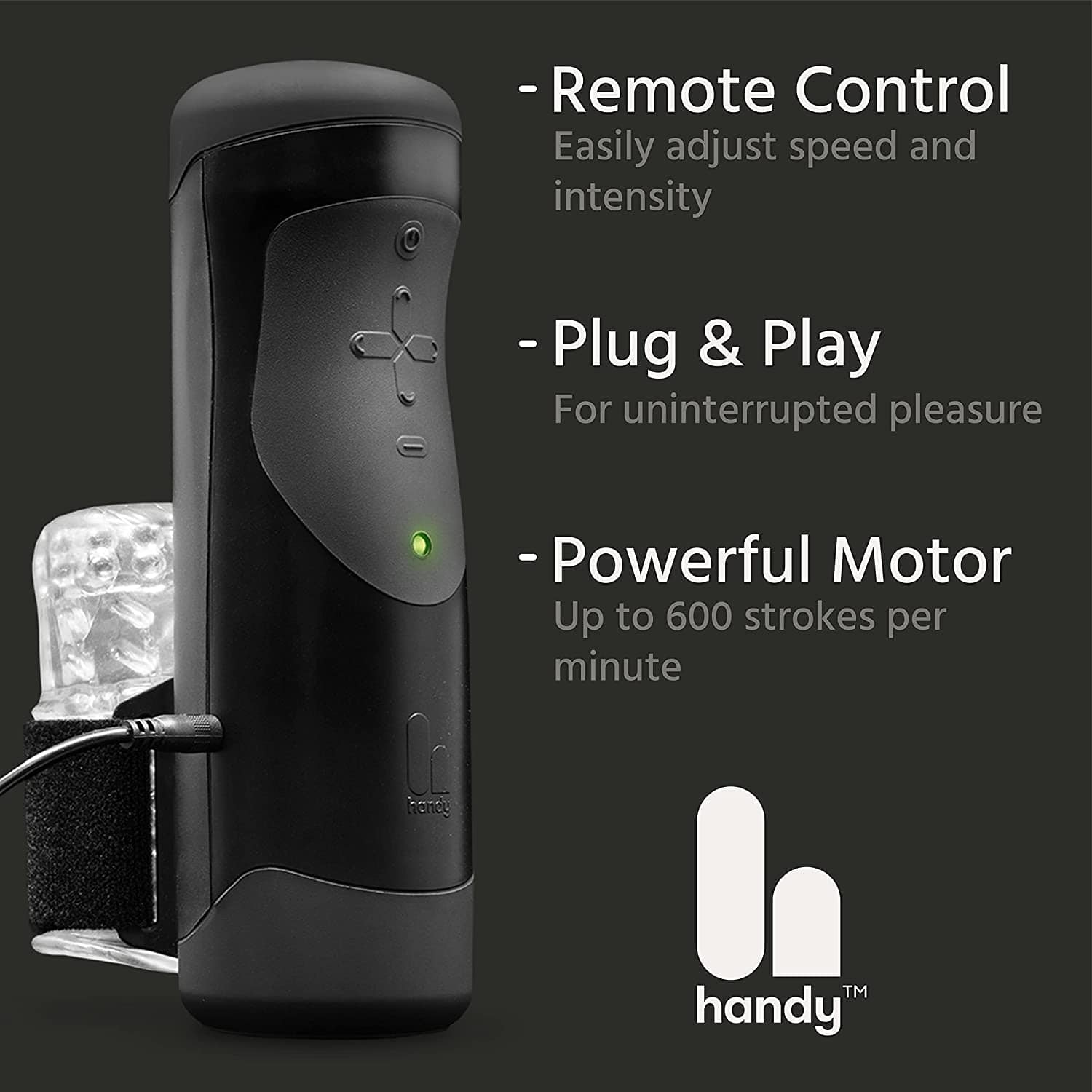 The Handy - 应用程序控制的交互式蓝牙 Stroker 男性自慰器