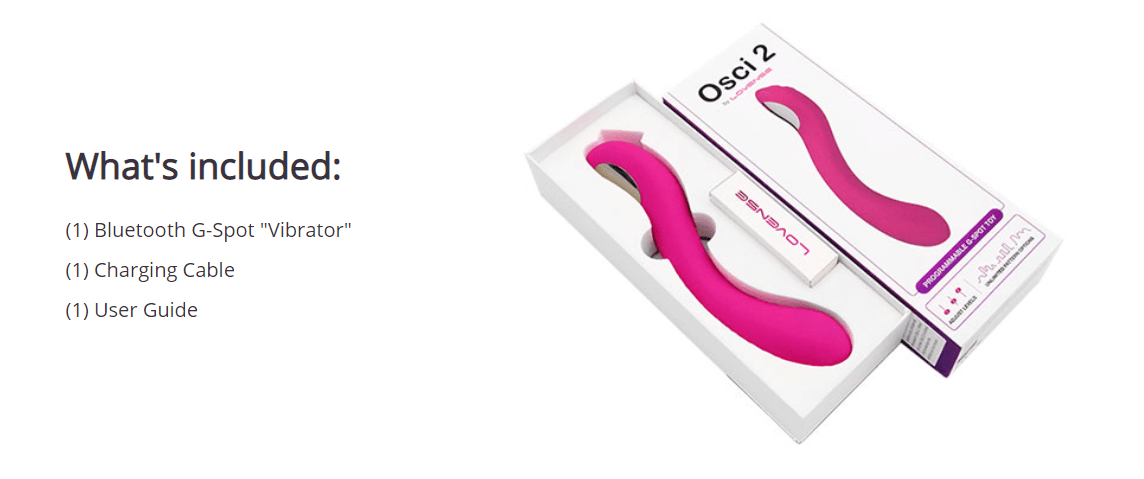 Lovense - Osci 2 App Controlled Oscillating G Spot Vibrator Sucking Vibrator sex toys for her