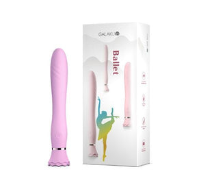 Galaku Ballet Strong Suction adjustable Cup Heating Vibrator For Her