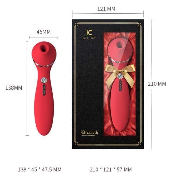 Kiss Toy Polly Plus Female Oral Sex Strong Suction Rechargeable Heating Vibrator-Xsecret- Strive to protect your secret