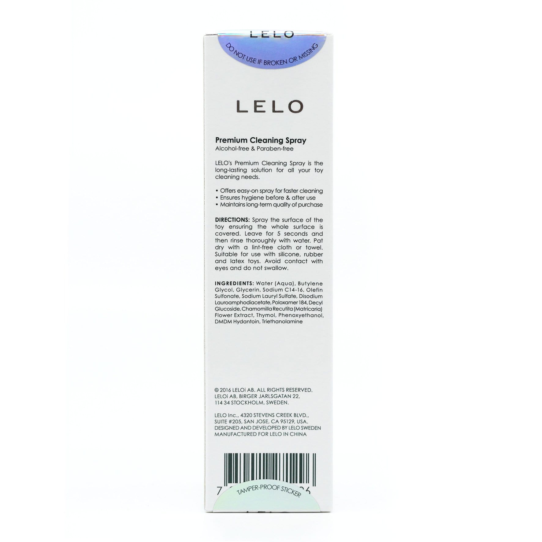 Lelo - Toy Cleaning Spray