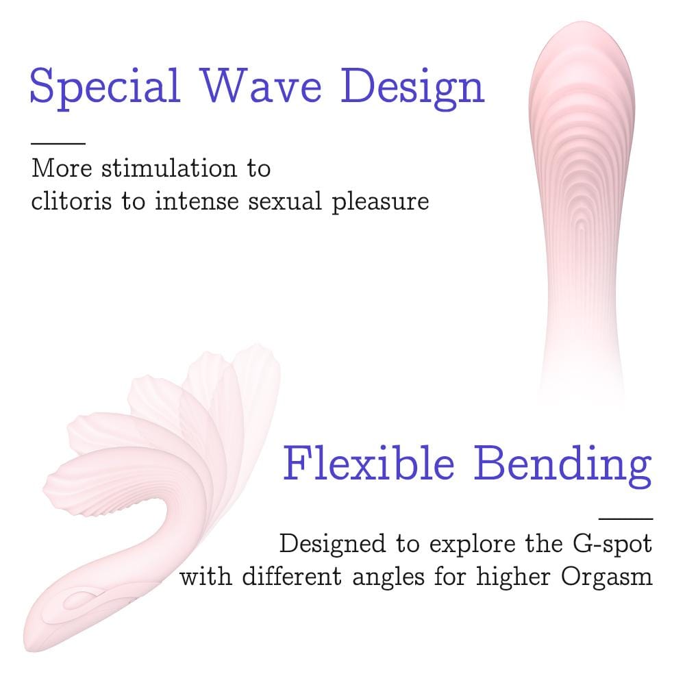 Drywell Lolita Flexible Bending G-Spot Vibrator For Her